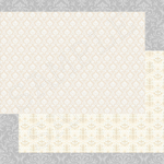 【10枚】Simple Damaskペーパー♡Ivory💛