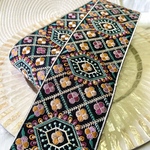 [50cm] インド刺繍リボン　ファブリック　C