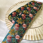[50cm] インド刺繍リボン　チュール　C