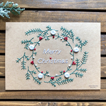 紙刺繍のクリスマカード【クラフト・A】