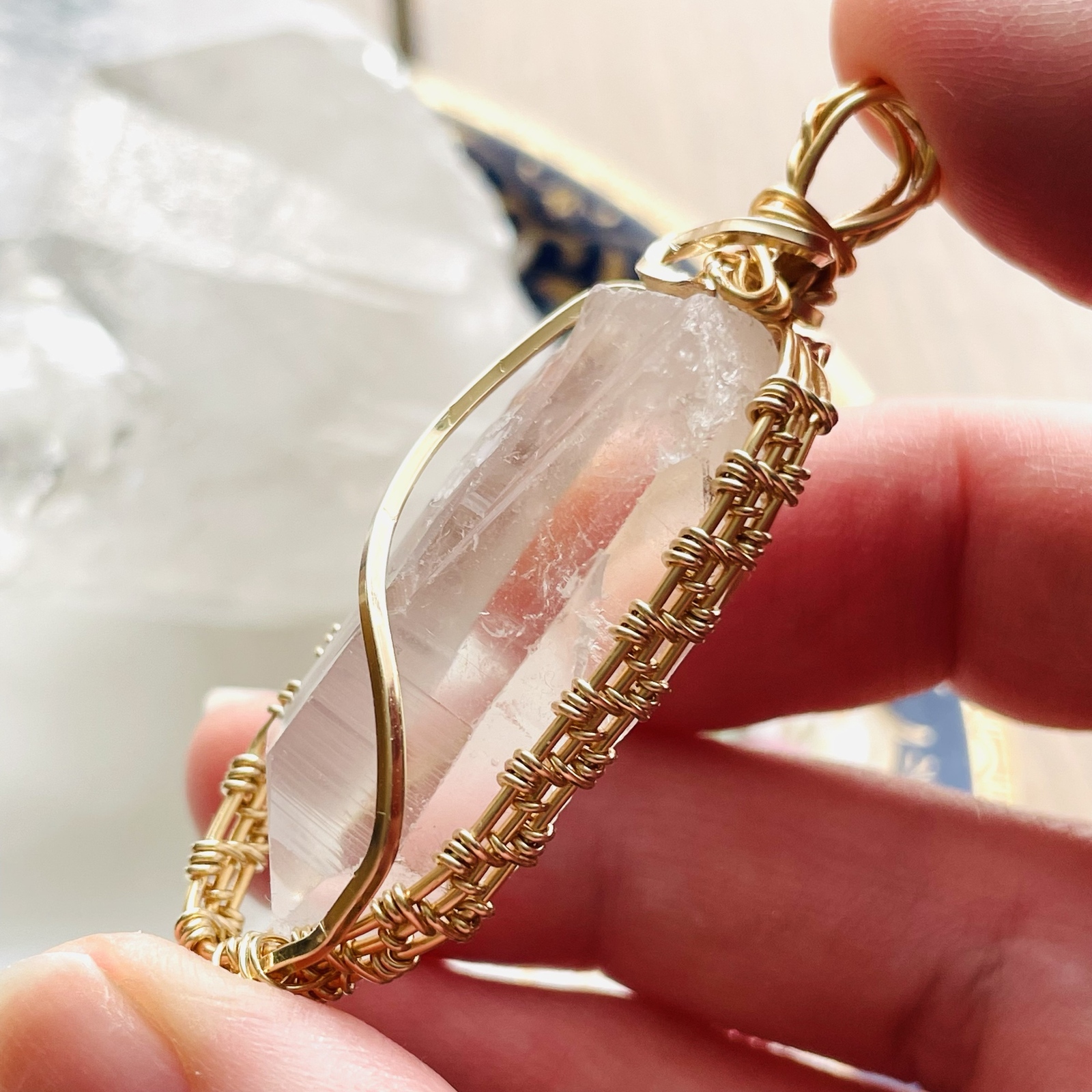 レムリアンシードクリスタルペンダントトップ 14kgf - CHIKAKOCJ'S