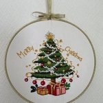 Merry xmas🎄刺繍額