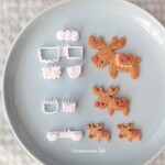 クリスマスシリーズ　３サイズのトナカイ