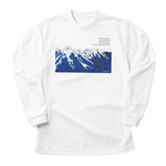 穂高岳 Tシャツ 長袖Tシャツ ホワイト ドライ 吸水速乾 山 登山