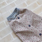 犬服M  キャンディッドフラワー バックオープン(背中開き) ✨送料無料✨