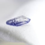 ◆新幹線◆超透明◆ K00581 希少デュモルチェライトインクォーツ パワーストーン 原石