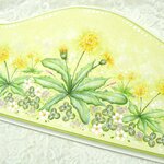 ご予約品❤タンポポのプレート（トールペイント）