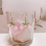 ふたごのさくらんぼピアス