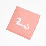 【切り絵のぽち袋】　辰・金鱗（大サイズ）２枚入り　