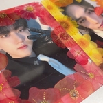トレカケース 硬貨ケース デコ 〜Red Flower ・ Yellow & Orange Flower〜