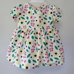 夏＊SALE　チュニック80-120（ピンクの花畑）