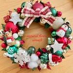 クリスマスボールのリース♡