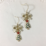 🎄クリスマス🎁カラフルストーン　アシンメトリー ピアス