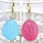 ドロップCandyピアス:) ソーダ・ベリー味