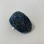ミナペルホネン　ポニーフック　handmade skyful ネイビー