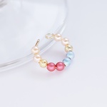 送料無料 dreamy pink ♡ イヤーカフ(インナーコンク)