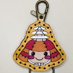 ころう君　レザーキーホルダー　ゆるキャラ　鞠智城　　黄色1  11月11日　21時より発売