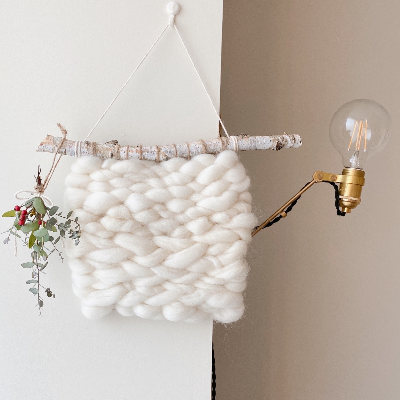 ペレンデール White ウィービングタペストリー クリスマス