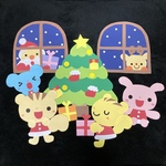 【冬の壁面飾り】クリスマス サンタクロース どうぶつたち 保育園 壁面装飾　大きめ 保育園