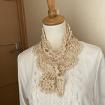 「予約」シルクモヘアのミニマフラー