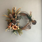 ワイルドドライフラワーリース