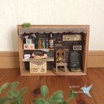 ミニチュア カフェショップ