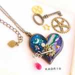 心の鍵～open mind～レジン ネックレス