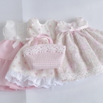 りかちゃんドレスピンクの３点セット+マルシェバッグ