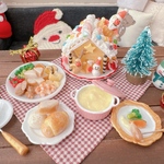 ミニチュアフード　クリスマスフード　ヘクセンハウス　チーズフォンデュ　セット