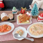 ミニチュアフード　クリスマスフード　チキン　グラタン　セット