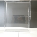 アクリルケース2段用　全体の内寸：長さ 250mm×高さ 303mm×奥行70mm