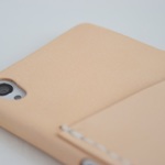XPERIA X performance 一枚革スマホカバー カードケース付き　