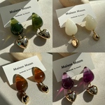 ぽってりdrop. ピアス 
