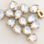 《特別増量16こ入り》6×8mm・クリスタルヴェール ガラスストーン