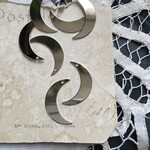 【2個】25×15mm/シルバー/三日月チャーム