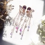 【11/17.21時販売】✧華と踊る露の妖精ピアス/イヤリング✧