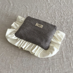 マナーポーチ*☽消臭...ハンドトゥース×ホワイト