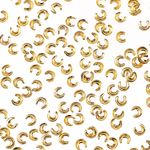 ネイルパーツ 月 スタッズ 3ｍｍ ゴールド 500個 メタル レジン封入 ネイルアート 金属パーツ デコレーション 手芸 パーツ BD3326
