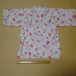 azuming様専用、甚平、Wガーゼ、花,ﾋﾟﾝｸ