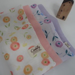 20cm角*花 Flower A*８重やわらかガーゼハンカチ*2枚セット