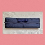 再販 ペンケース小　お受験　紺　グログランリボン1.1㎝幅　ナイロン Handmade Takako