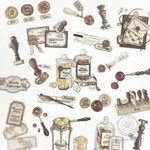 フレークシール  スタンプ<S597>