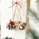 小さくてキュートな♡クリスマスオーナメント　2点セット　