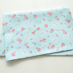 〈40×60〉【大判】 strawberry🍓lace♡(水色)
