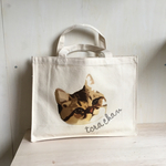 オーダーメイド  イラストウチの子 A4サイズトート バッグ