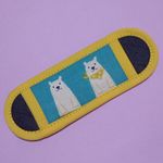 水筒肩紐カバー　シロクマ　ブルー