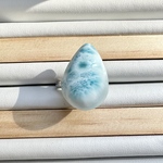 サージカルステンレス  ラリマー　フリーサイズリング  ⑴