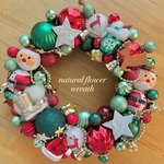 サンタボールのキラキラクリスマスリース♡