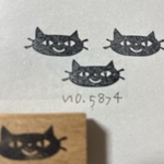 スタンプ　No. 5874猫