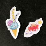 海の生き物 オリジナルイラスト ステッカー